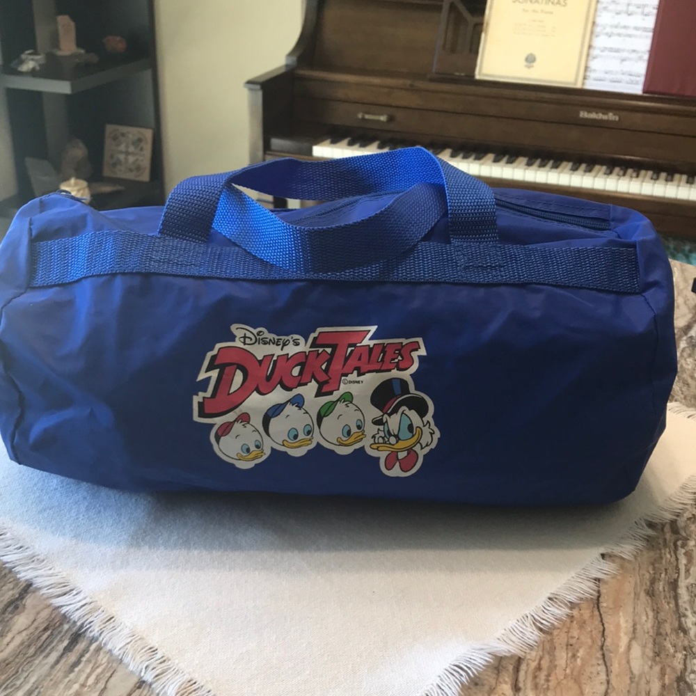 Disney Duck Tales mini duffel bag EUC